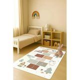 Modern Dijital Baskı Kaymaz Taban Çocuk Ve Genç Odası Halısı H0698 Renkli 80 X 200