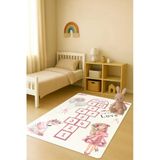 Modern Dijital Baskı Kaymaz Taban Çocuk Ve Genç Odası Halısı H0703 Renkli 80 X 150