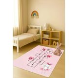 Modern Dijital Baskı Kaymaz Taban Çocuk Ve Genç Odası Halısı H0704 Renkli 80 X 200