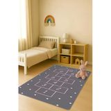 Modern Dijital Baskı Kaymaz Taban Çocuk Ve Genç Odası Halısı H0705 Renkli 160 X 230
