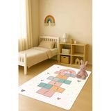 Modern Dijital Baskı Kaymaz Taban Çocuk Ve Genç Odası Halısı H0706 Renkli 120 X 180