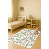 Modern Dijital Baskı Kaymaz Taban Çocuk Ve Genç Odası Halısı H0716 Renkli 160 X 230
