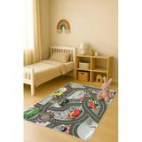 Modern Dijital Baskı Kaymaz Taban Çocuk Ve Genç Odası Halısı H0717 Renkli 120 X 180