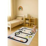 Modern Dijital Baskı Kaymaz Taban Çocuk Ve Genç Odası Halısı H0719 Renkli 100 X 200