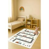 Modern Dijital Baskı Kaymaz Taban Çocuk Ve Genç Odası Halısı H0725 Renkli 80 X 200