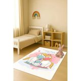Modern Dijital Baskı Kaymaz Taban Çocuk Ve Genç Odası Halısı H0776 Renkli 100 X 200