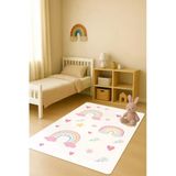 Modern Dijital Baskı Kaymaz Taban Çocuk Ve Genç Odası Halısı H0779 Renkli 80 X 150
