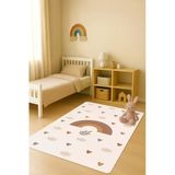 Modern Dijital Baskı Kaymaz Taban Çocuk Ve Genç Odası Halısı H0782 Renkli 80 X 150