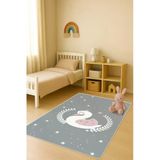 Modern Dijital Baskı Kaymaz Taban Çocuk Ve Genç Odası Halısı H0807 Renkli 100 X 300