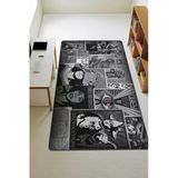 Modern Dijital Baskı Kaymaz Taban Çocuk Ve Genç Odası Halısı H0843 Renkli 80 X 300