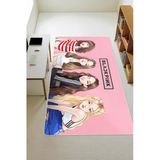 Modern Dijital Baskı Kaymaz Taban Çocuk Ve Genç Odası Halısı H0920 Renkli 100 X 300