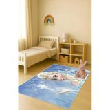 Modern Dijital Baskı Kaymaz Taban Çocuk Ve Genç Odası Halısı H0973 Renkli 80 X 200