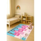 Modern Dijital Baskı Kaymaz Taban Çocuk Ve Genç Odası Halısı H0981 Renkli 180 X 280