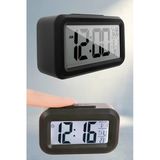 Modern Dijital Masa Saati 4,3X15,1 Cm Alarmlı Led Ekran