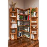 Modern Dönebilen Ayarlanabilir Raflı Ev Ofis Kitaplık %100 Mdf Dekoratif Kütüphane Kitaplık Dk01 Petra