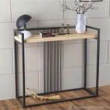 Modern Dresuar Ahşaplı Metal Dresuar Raflı Konsol
