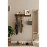 Modern Duvar Askılık, Hol Askılık, Duvar Askılık, Portmanto, Vestiyer 100CM - Atlantik Çam