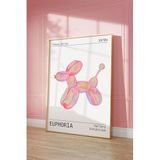 Modern Estetik Groovy Series 1970s Euphoria Pink Duvar Dekor Çerçevesiz Poster (33x48)