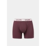 Modern Fit Düz Erkek Bordo Boxer