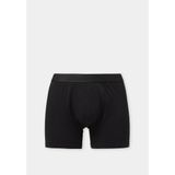 Modern Fit Düz Erkek Siyah Boxer