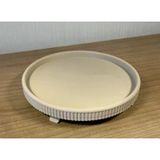 Modern Fitilli Dekoratif Tepsi - 3D Yazıcı Özel Tasarım Ayaklı Sunum Tabağı