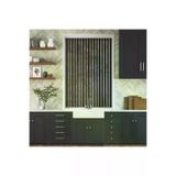 Modern Füme Dikey Jaluzi Stor Perde / Ev, İşyeri Ve Ofisler İçin Karartma Dikey Stor Perde, Alüminyum Kasalı Yüksek Kaliteli - W1280/adp