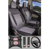 Modern Garaj Fiat Albea Tipo Linea Palio Egea, Tempra Uyumlu Ön Arka Tam Set Gofrajlı Oto Koltuk Kılıfı Seti