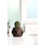 Modern Geometrik Desenli Mini Saksı – 8 cm x 10 cm | Dekoratif Kaktüs & Sukulent Saksısı