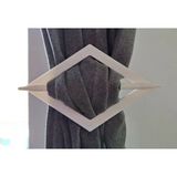 Modern Geometrik Tasarım Perde Toplama Tokası - Şık Dekoratif Perde Bağlama Aparatı