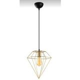 Modern Gold Rustik Retro Metal Prizma Dekoratif Tekli Sarkıt Avize