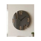 Modern Görünümlü Şık Siyah Duvar Saati Akrep Yelkovanlı %100 Mdf