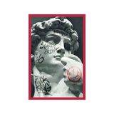 Modern Graffiti Sculpture Tasarımlı Hediye Kartı Sokak Sanatı Kartpostal 10X15 Cm