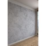 Modern Gri Mermer Efektli Silinebilir Tekstil Duvar Kağıdı, 500 x 280