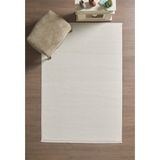 Modern Halı Özel Kesim Halı Kolay Temizlenebilir Halı Salon Halısı Mutfak Halısı Yolluk Krem Halı - 100 x 400 cm