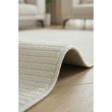 Modern Halı Özel Kesim Halı Kolay Temizlenebilir Halı Salon Halısı Mutfak Halısı Yolluk Krem Halı - 120 x 450 cm
