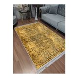 Modern home Etnik Dijital Baskı Dot/Keçe Salon Halısı Makinada Yıkanabilir Halı