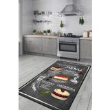 Modern home Tatlı Temalı Baskı Dot/Keçe Mutfak Halısı Makinada Yıkanabilir Halı