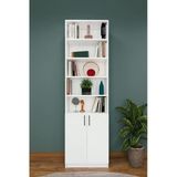 Modern Kapaklı Ayarlanabilir Ev Ofis Kitaplık %100 Mdf Dekoratif Kitaplık K31