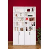 Modern Kapaklı Ayarlanabilir Raf Ev Ofis Kitaplık %100 Mdf Dekoratif Kütüphane K39