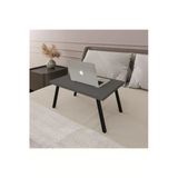 Modern Katlanır Laptop Yemek Çalışma Masası %100 Mdf Çok Amaçlı Sehpa Masa Laptopmasa01 Antrasit