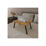 Modern Katlanır Laptop Yemek Çalışma Masası %100 Mdf Çok Amaçlı Sehpa Masa Laptopmasa01 Petra