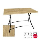 Modern Katlanır Masa 80X120 Cm - (Werzalit, Wermodin Ve Allzalit Tabla) - Avalone Pine