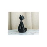 Modern Kedi Biblo, 15 Cm Siyah Dekoratif Kedi figürü, Pinterest Obje, WEG23G