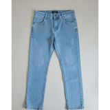 Modern Kesim Esnek Denim Erkek Çocuk Kot Pantolon - Mavi - 10 Yaş