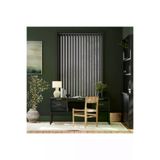 Modern Koyu Gri Dikey Jaluzi Stor Perde / Ev, İşyeri Ve Ofisler İçin Karartma Dikey Stor Perde, Alüminyum Kasalı Yüksek Kaliteli - W1320/kgri