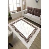 Modern Makinede Yıkanabilir Kaydırmaz Leke Tutmaz Salon Halı Oturma Odası Halı Mutfak Halı Ve Yolluk 80 X 150 Cm Bej
