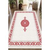 Modern Makinede Yıkanabilir Kaydırmaz Leke Tutmaz Salon Halı Oturma Odası Halı Mutfak Halı Ve Yolluk 80 X 150 Cm Kırmızı