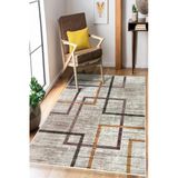 Modern Makinede Yıkanabilir Kaydırmaz Leke Tutmaz Salon Halı Oturma Odası Mutfak Antre Halısı Yolluk 200 X 350 Cm Mor