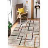 Modern Makinede Yıkanabilir Kaydırmaz Leke Tutmaz Salon Halı Oturma Odası Mutfak Antre Halısı Yolluk 80 X 140 Cm Mor