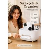 Modern Masaüstü Düzenleyici Kağıt Havluluk Organizer Kumandalık Mutfak Banyo Ofis Kutusu